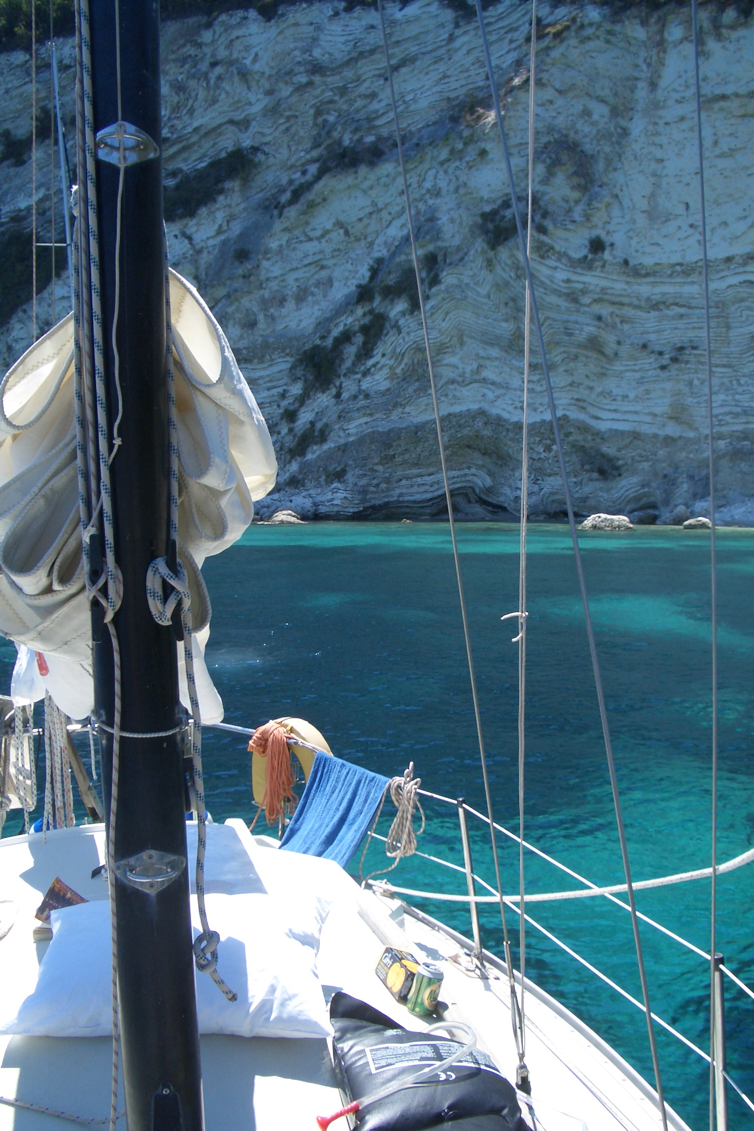 2006: Living the dream. Sailing in the Greek islands.