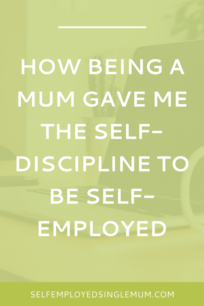 You probably think being a single parent is a barrier to becoming self-employed. But it could be what gives you the self-discipline to succeed.