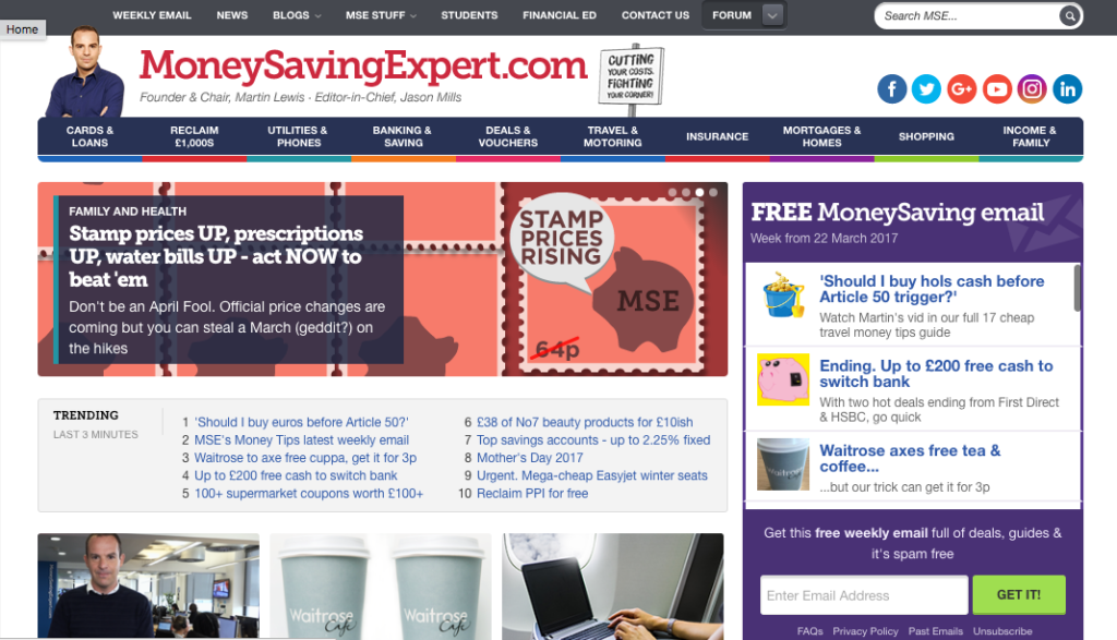 How to manage your money with the Money Saving Expert