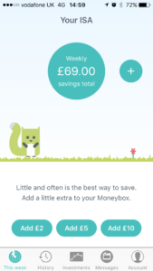 The best finance app for savings is Moneybox