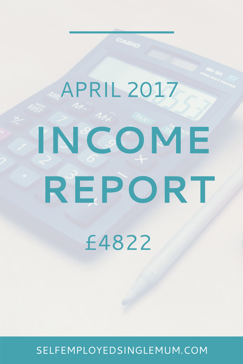 My blog income report for April 2017 | blogger income report, 2017 income report, business income report, April income report, blogging for beginners, blogging for money,  make money blogging, self-employment ideas, freelance tips